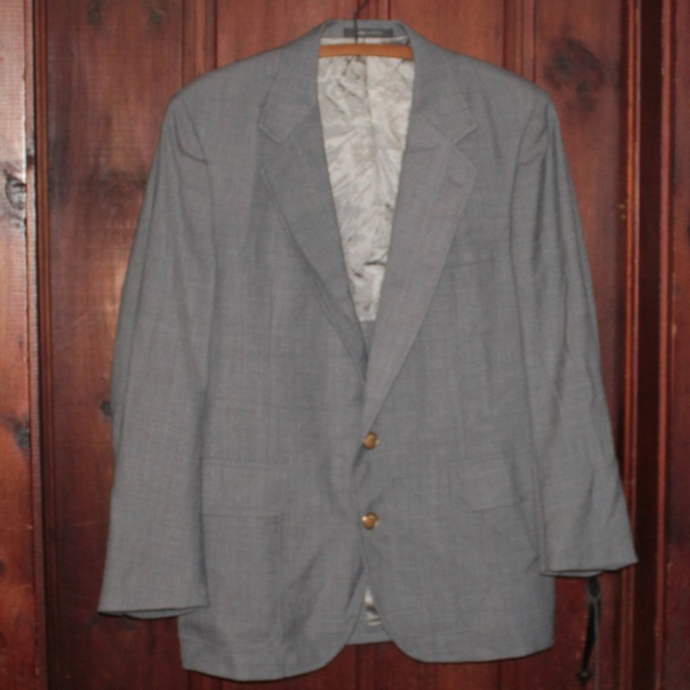 Stanley Blacker silver blazer